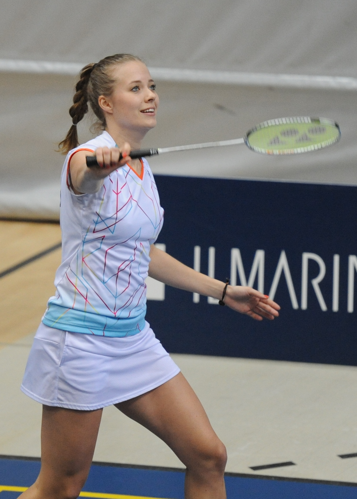 Imagem de referência de Nanna Vainio, descrito nos dados abertos como jogadora de badminton finlandesa