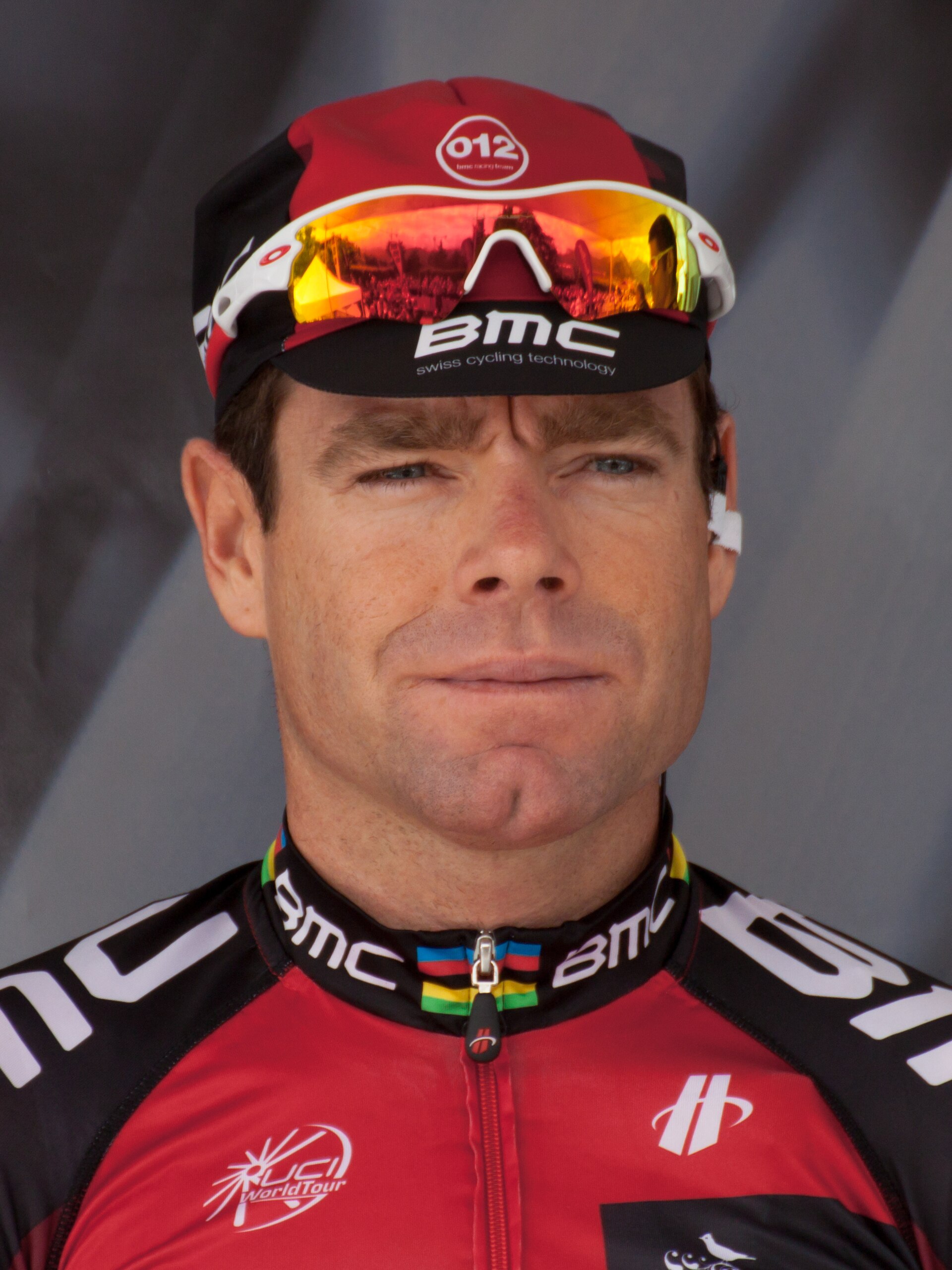 Imagem de referência de Cadel Evans, descrito nos dados abertos como ciclista australiano