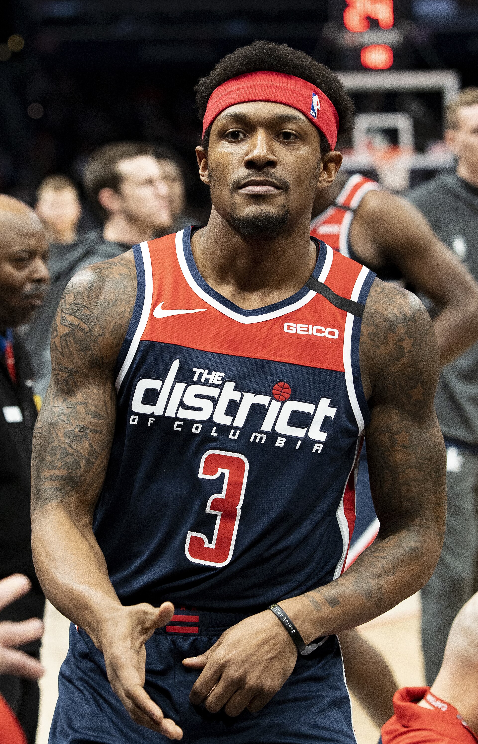 Imagem de referência relacionada a Bradley Beal, item descrito como basquetebolista estadunidense