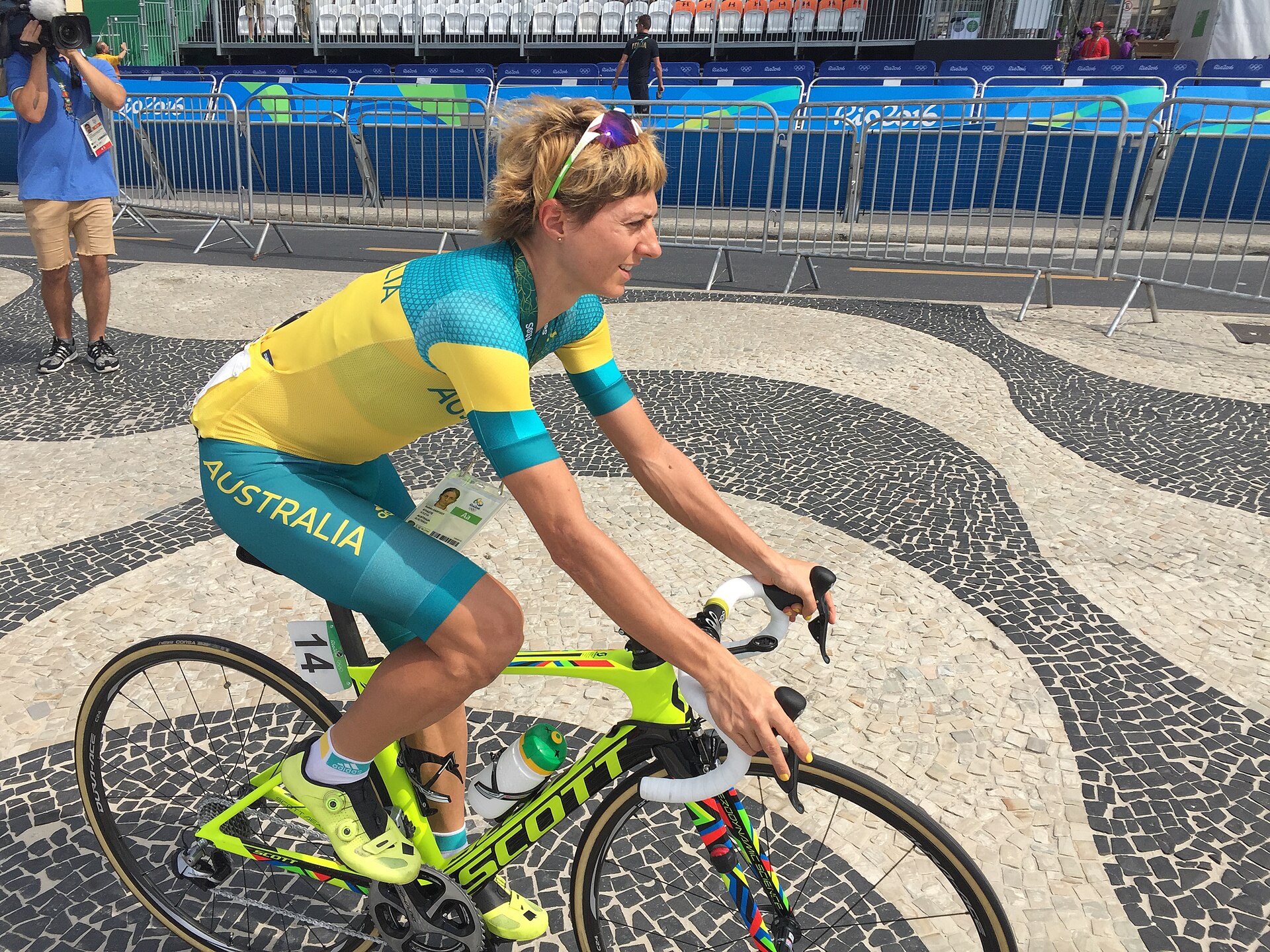 Imagem de referência de Katrin Garfoot, descrito nos dados abertos como ciclista australiana