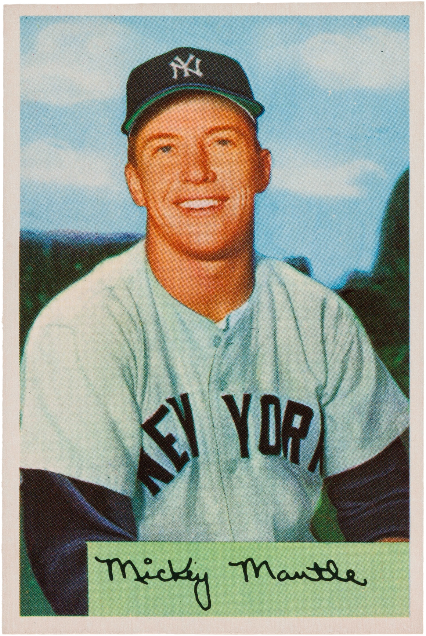 Imagem de referência de Mickey Mantle, descrito nos dados abertos como jogador de beisebol americano