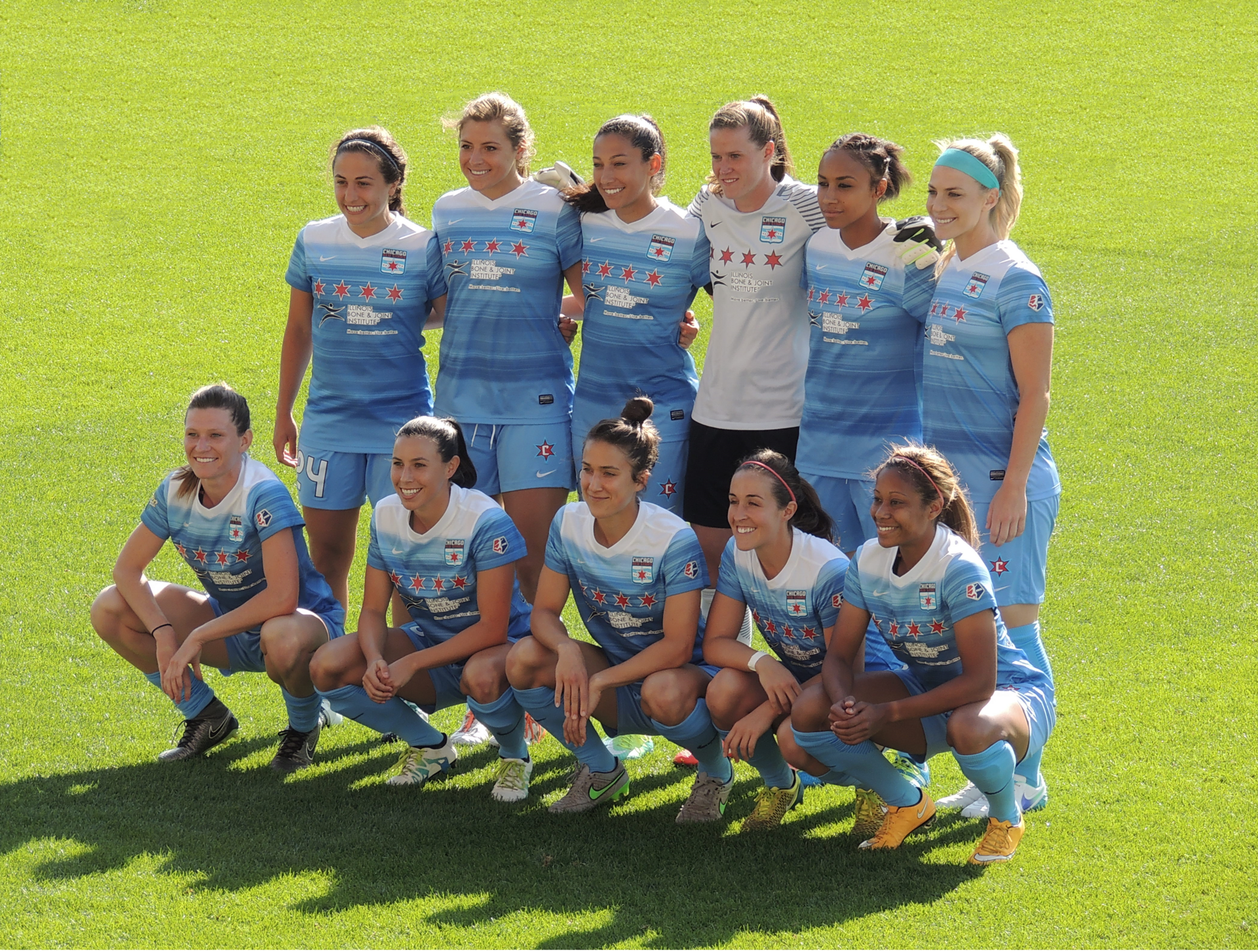 Imagem de referência relacionada a Chicago Red Stars, item descrito como time de futebol feminino sediado em Chicado, Illinois