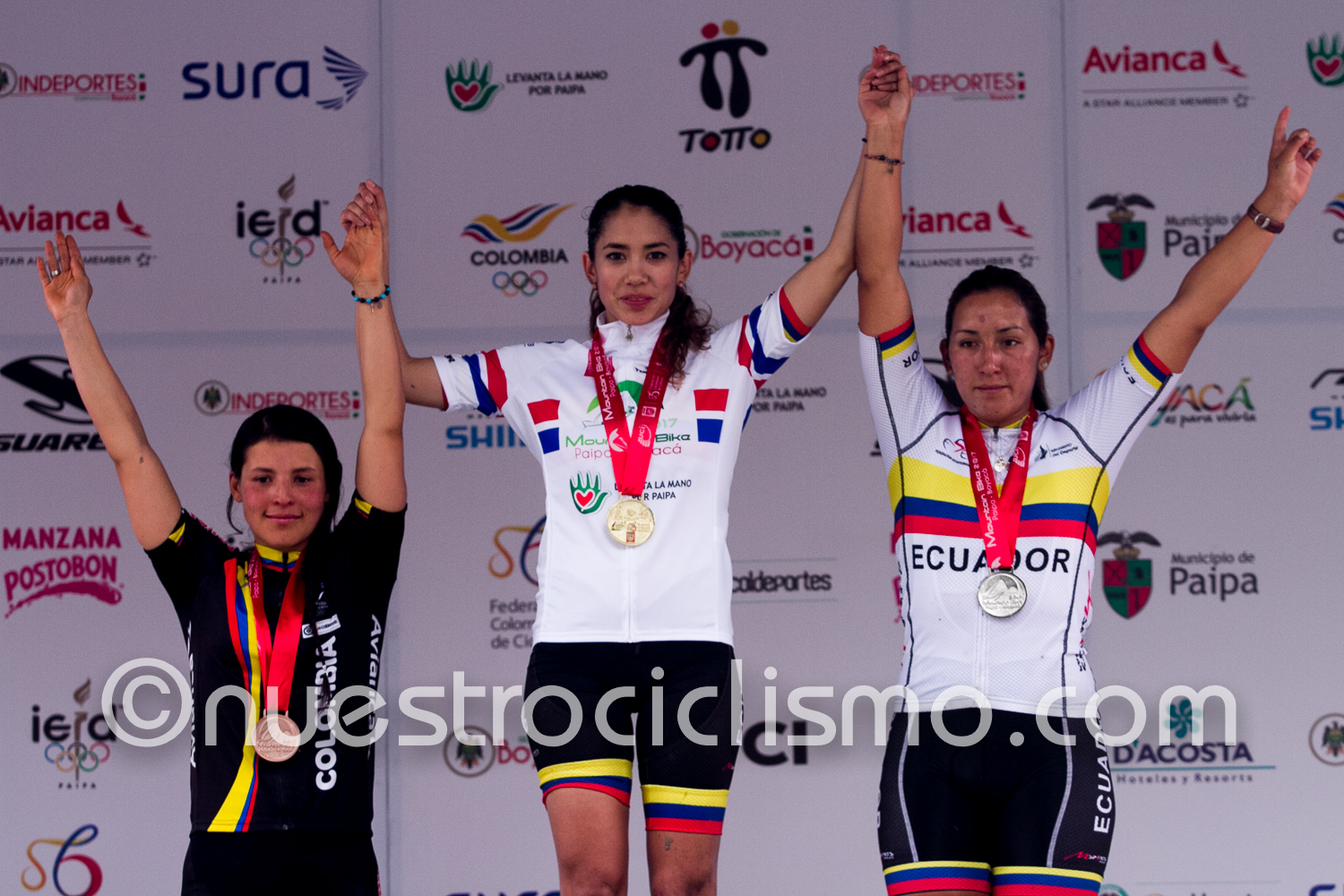 Imagem de referência de Miryam Nuñez, descrito nos dados abertos como ciclista equatoriana