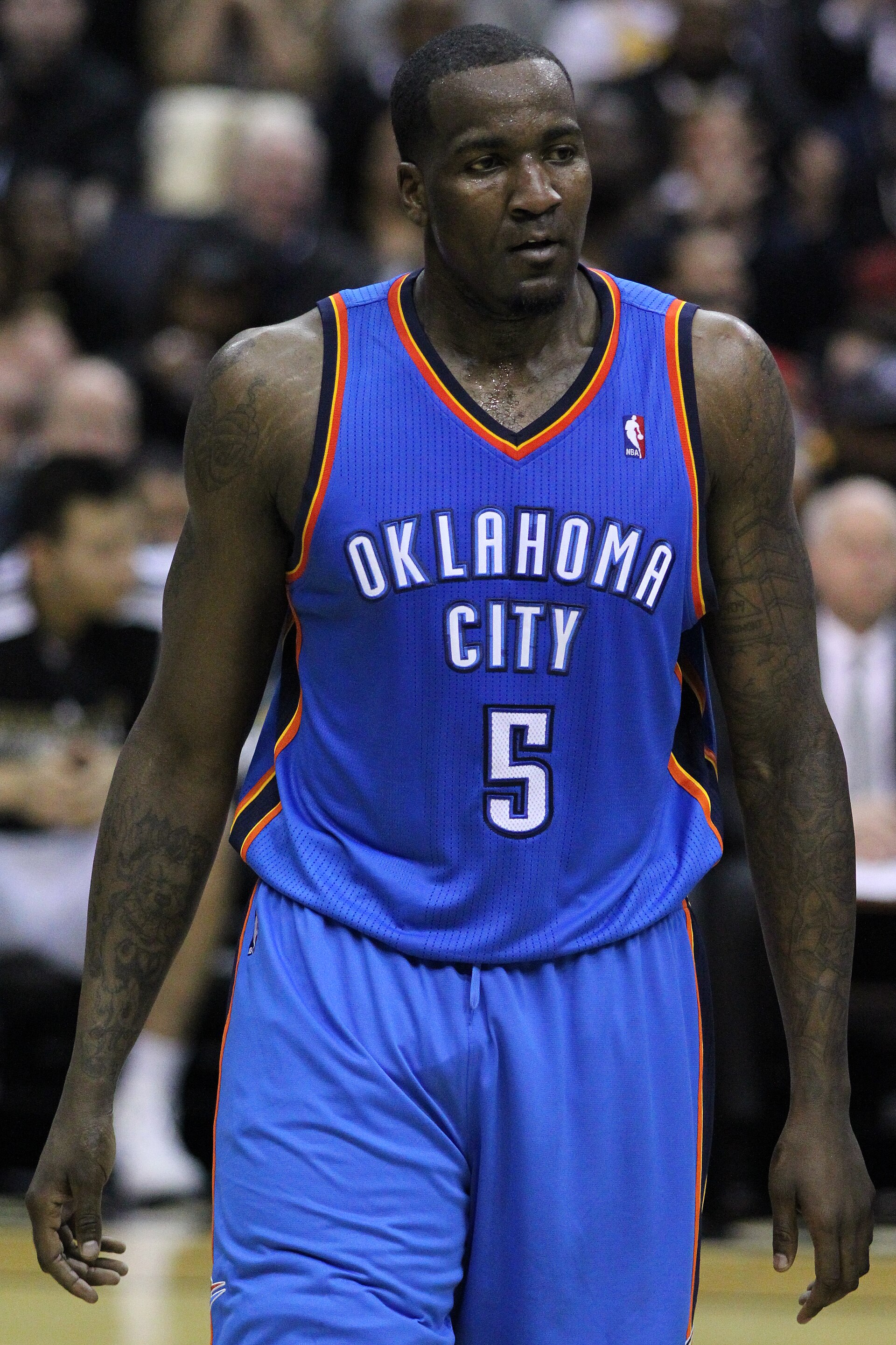 Imagem de referência relacionada a Kendrick Perkins, item descrito como basquetebolista estadunidense