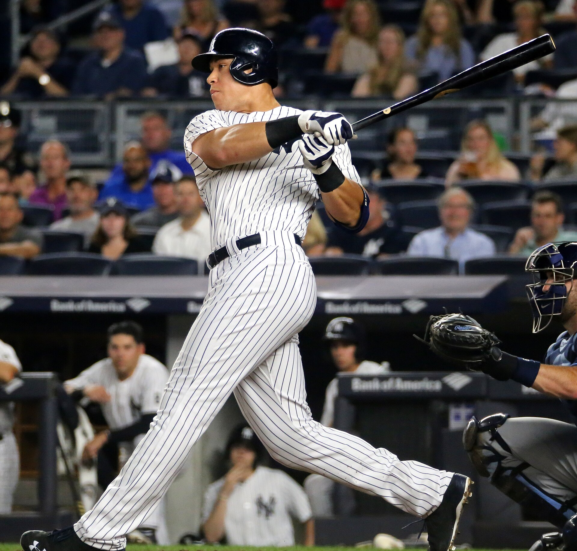 Imagem de referência de Aaron Judge, descrito nos dados abertos como jogador de beisebol americano
