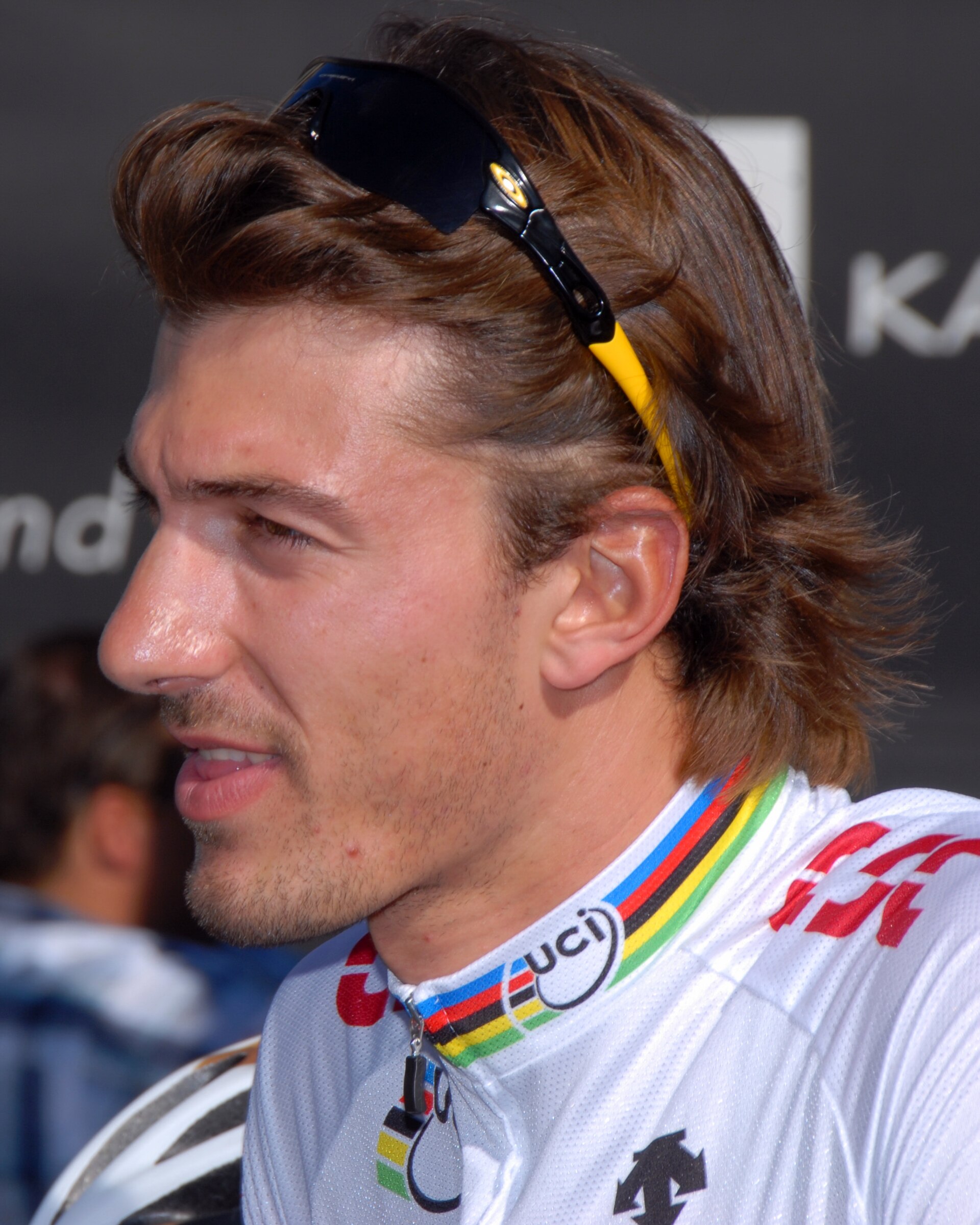 Imagem de referência de Fabian Cancellara, descrito nos dados abertos como ciclista suíço