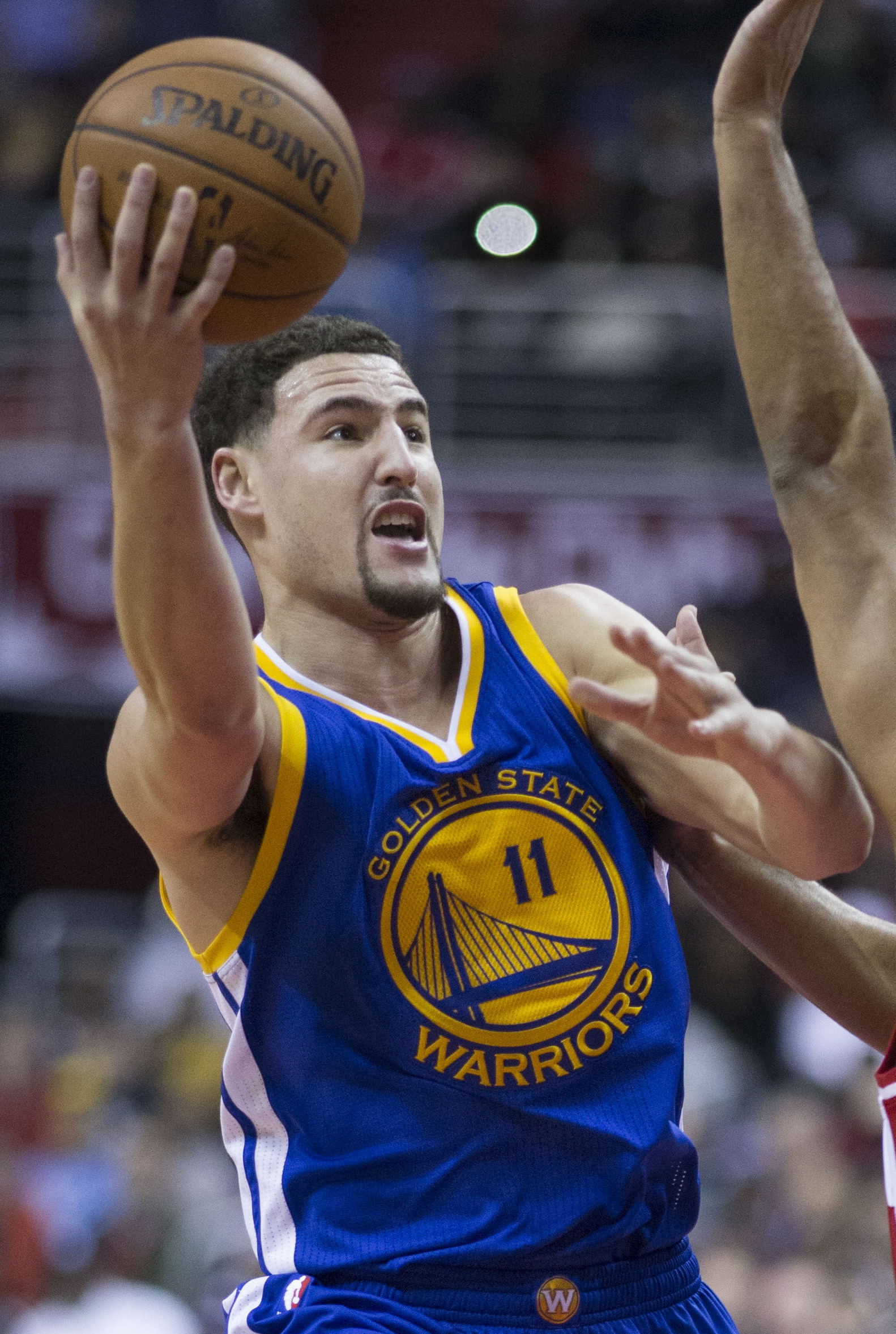 Imagem de referência de Klay Thompson, descrito nos dados abertos como basquetebolista estadunidense