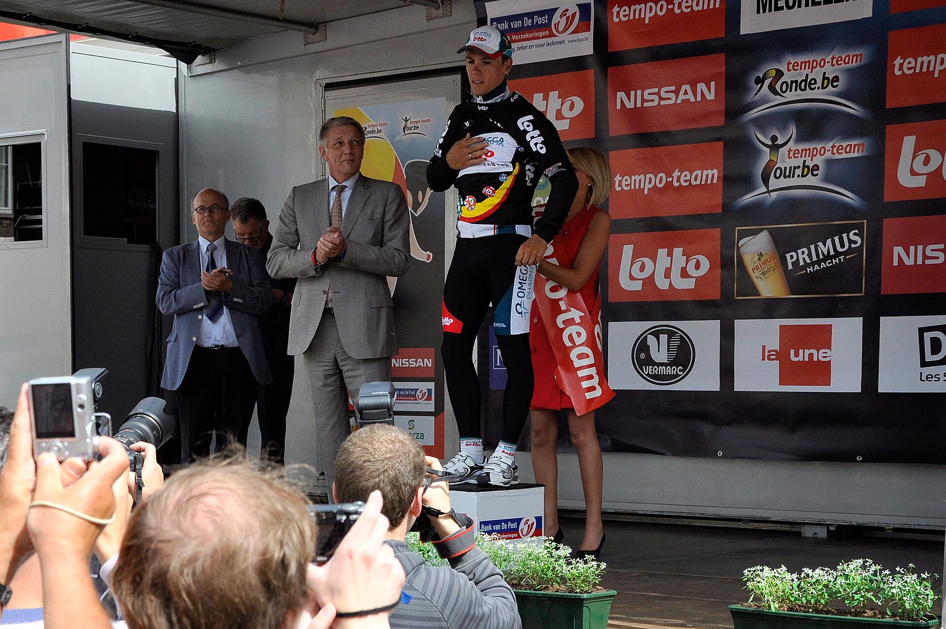 Imagem de referência de Philippe Gilbert, descrito nos dados abertos como ciclista belga