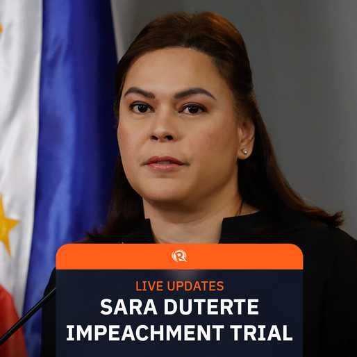LIVE UPDATES: Impeachment trial of Vice President Sara Duterte