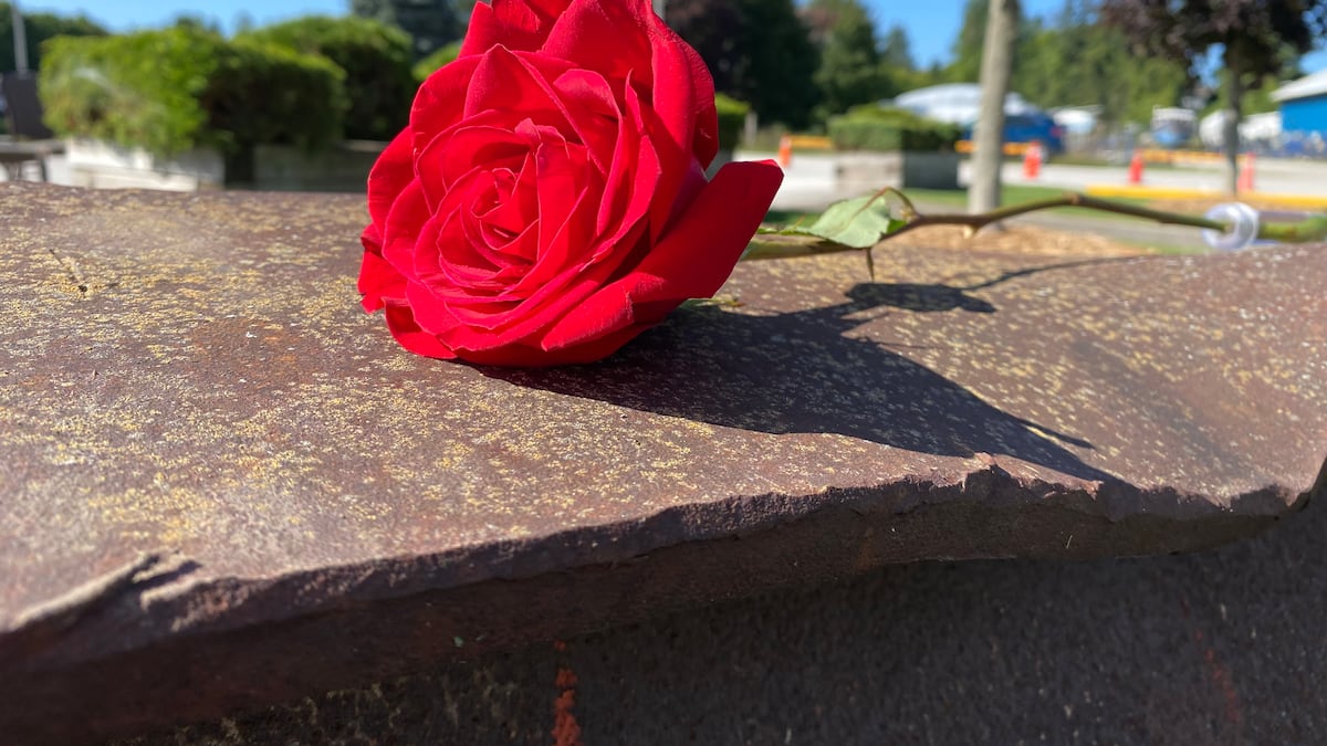 One of Canada’s only 9/11 steel beams draws reflection in Meaford
