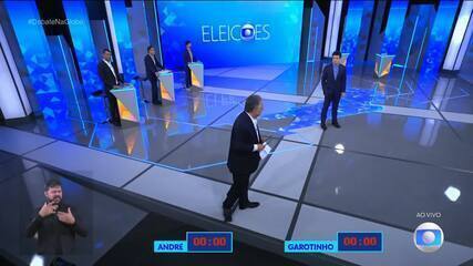 Debate RJ: Anthony Garotinho (Republicanos) pergunta para William Siri (Psol) sobre a 'lista de Bacellar'