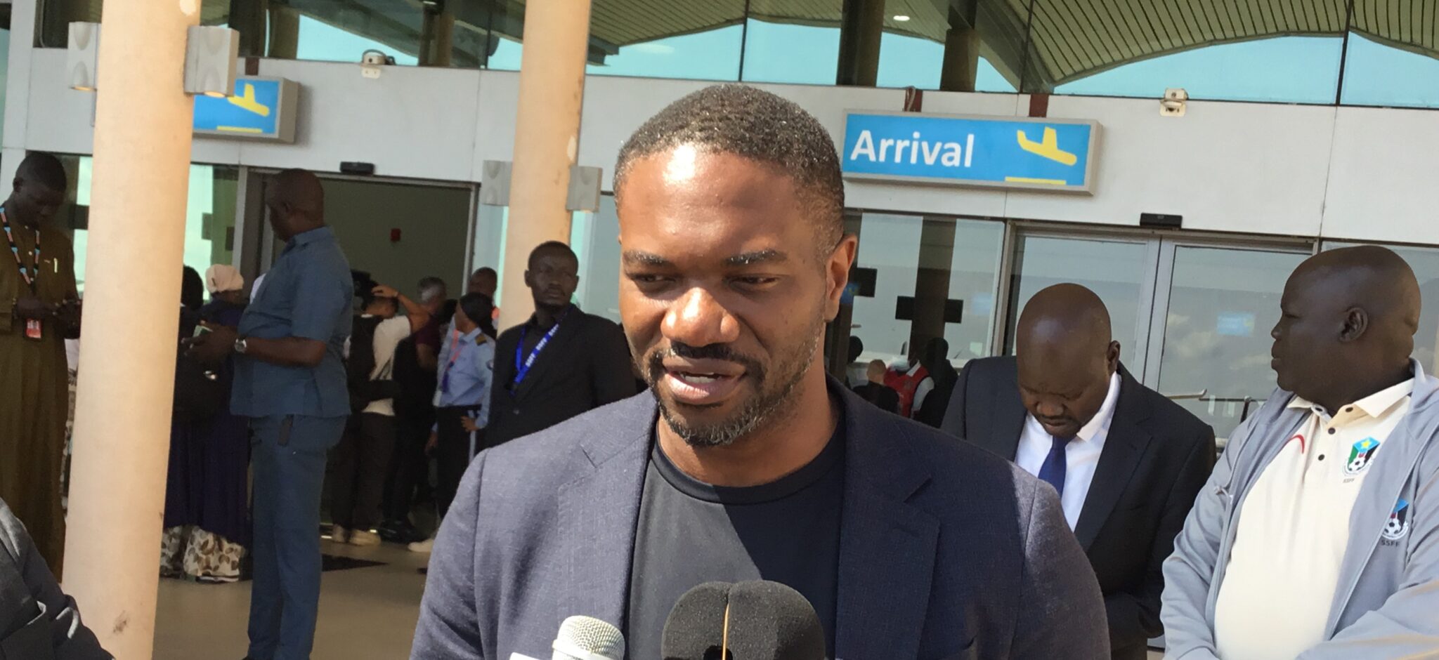 O secretário-geral interino da CAF visita o Sudão do Sul