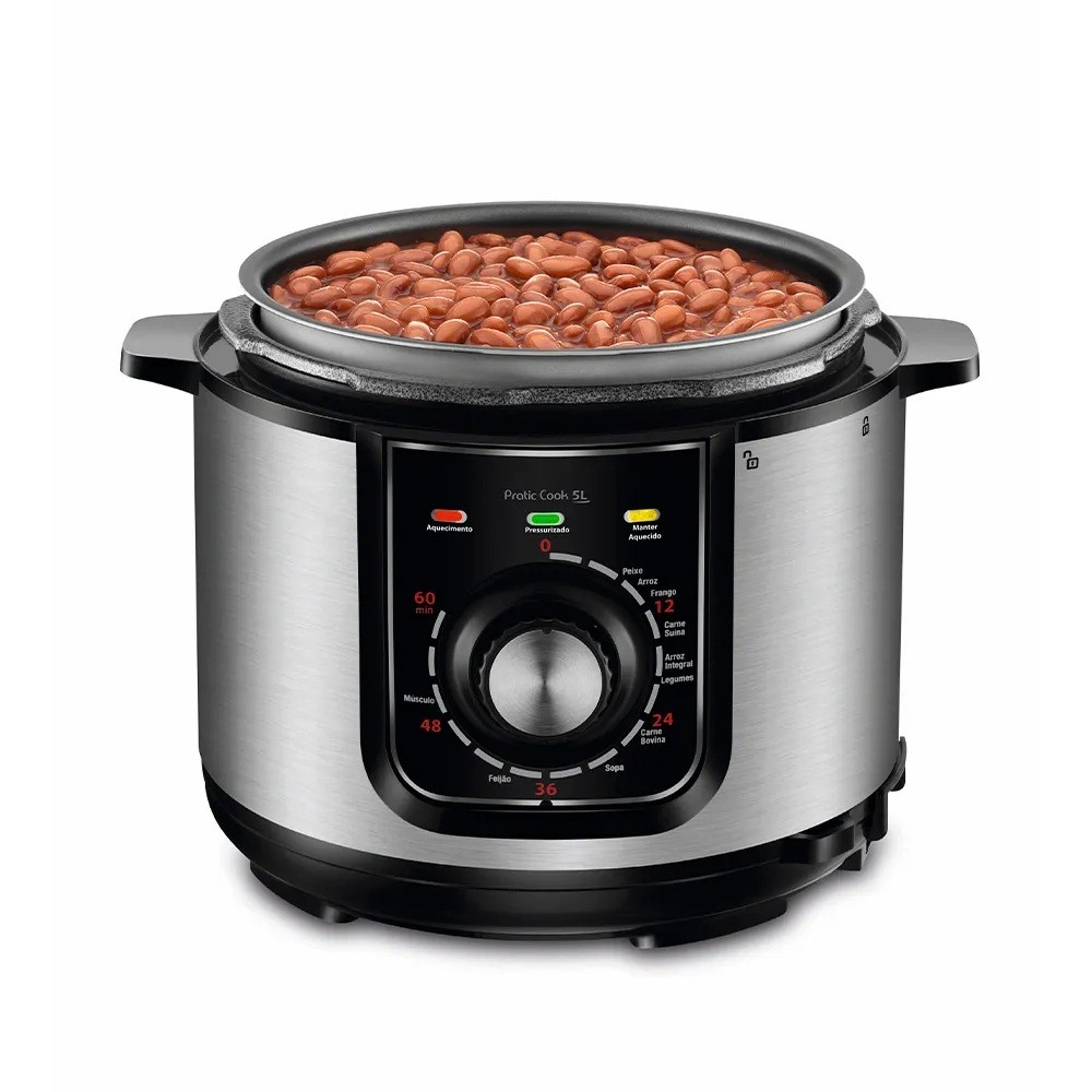 Panela de Pressão Elétrica 5L Mondial reúne recursos essenciais o bom custo benefício — Foto: Mondial/Divulgação