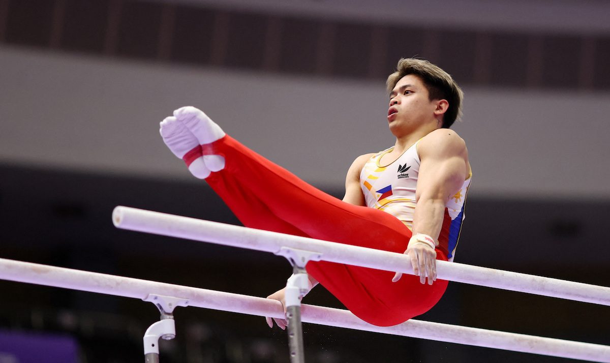 Carlos Yulo fica aquém da medalha no paralelas e encerra sua brilhante participação nos Jogos Asiáticos
