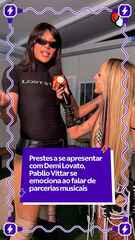 Prestes a cantar com Demi Lovato, Pabllo Vittar se emociona ao falar de parcerias