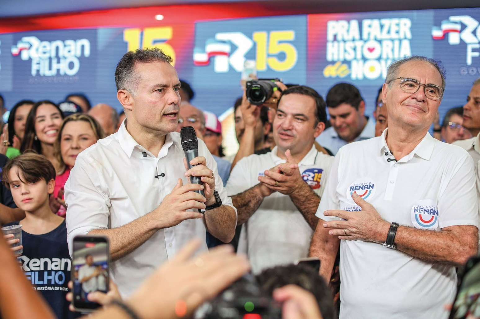 Renan Calheiros Filho e Renan Calheiros fracassaram nas urnas neste domingo, 4