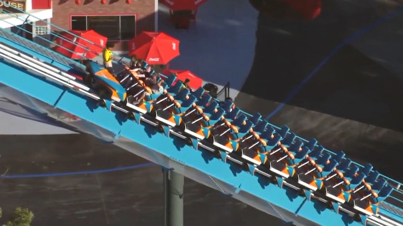 Witnesses describe disturbing details after man falls out of roller-coaster at Six Flags