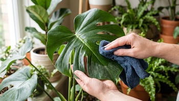 Cómo limpiar las hojas de tus plantas para que no se enfermen