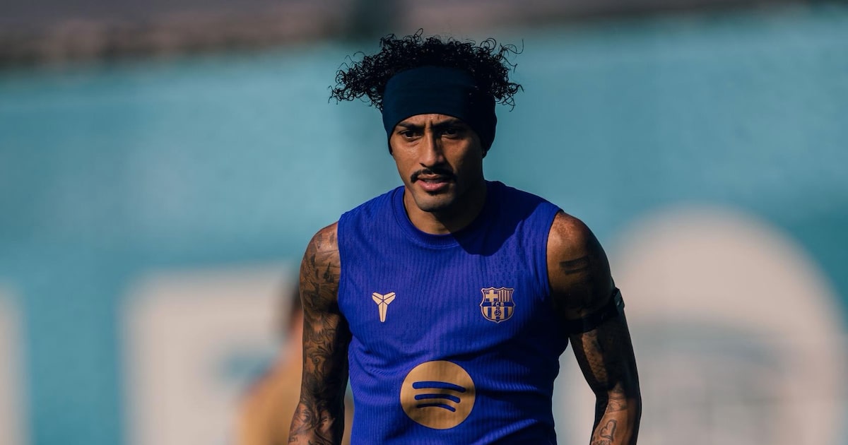 Raphinha se recupera de lesão antes de duros compromissos do Barcelona contra PSG e Real Madrid