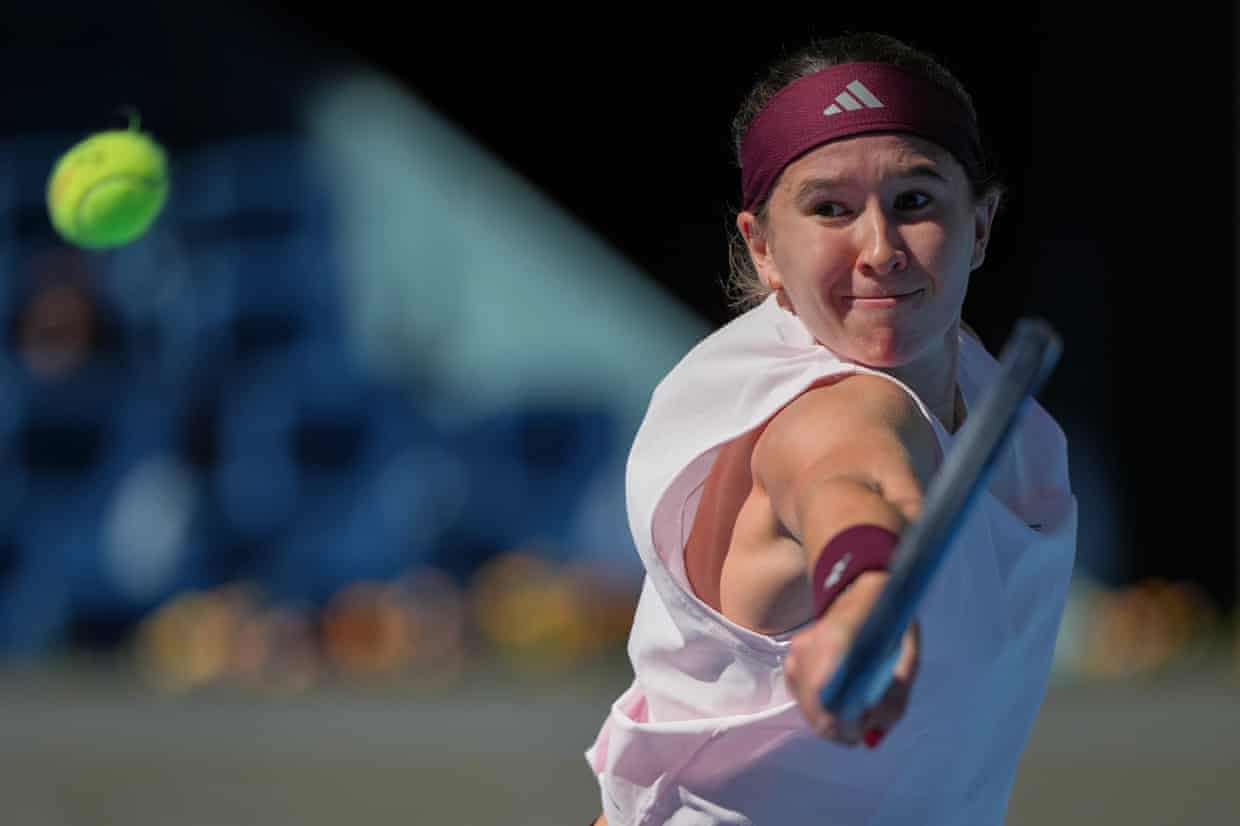 Sabalenka foi eliminada do China Open em derrota por sets-and-outs contra Bartunkova