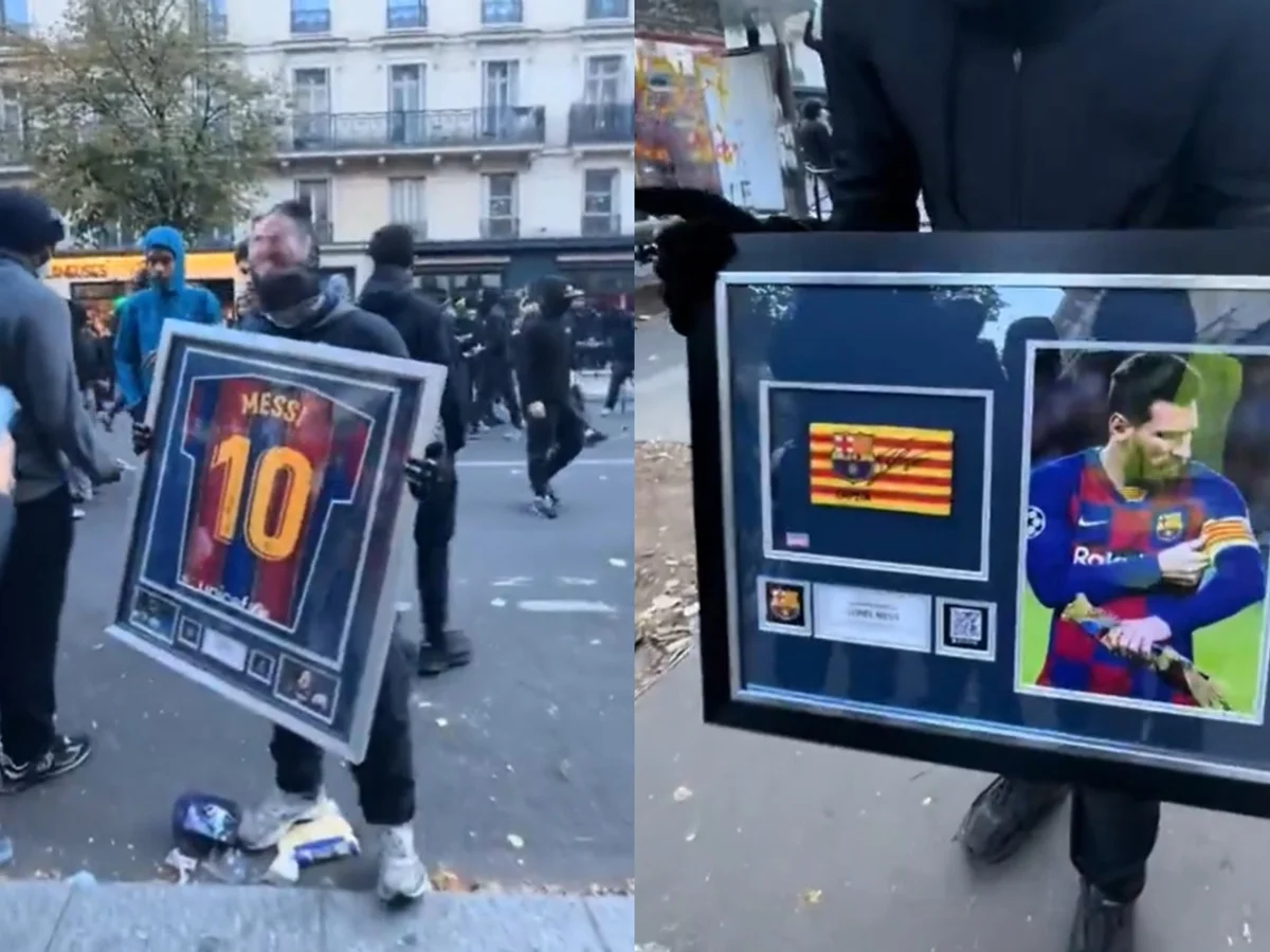 Camisa e braçadeira autografadas por Messi são roubadas em Paris