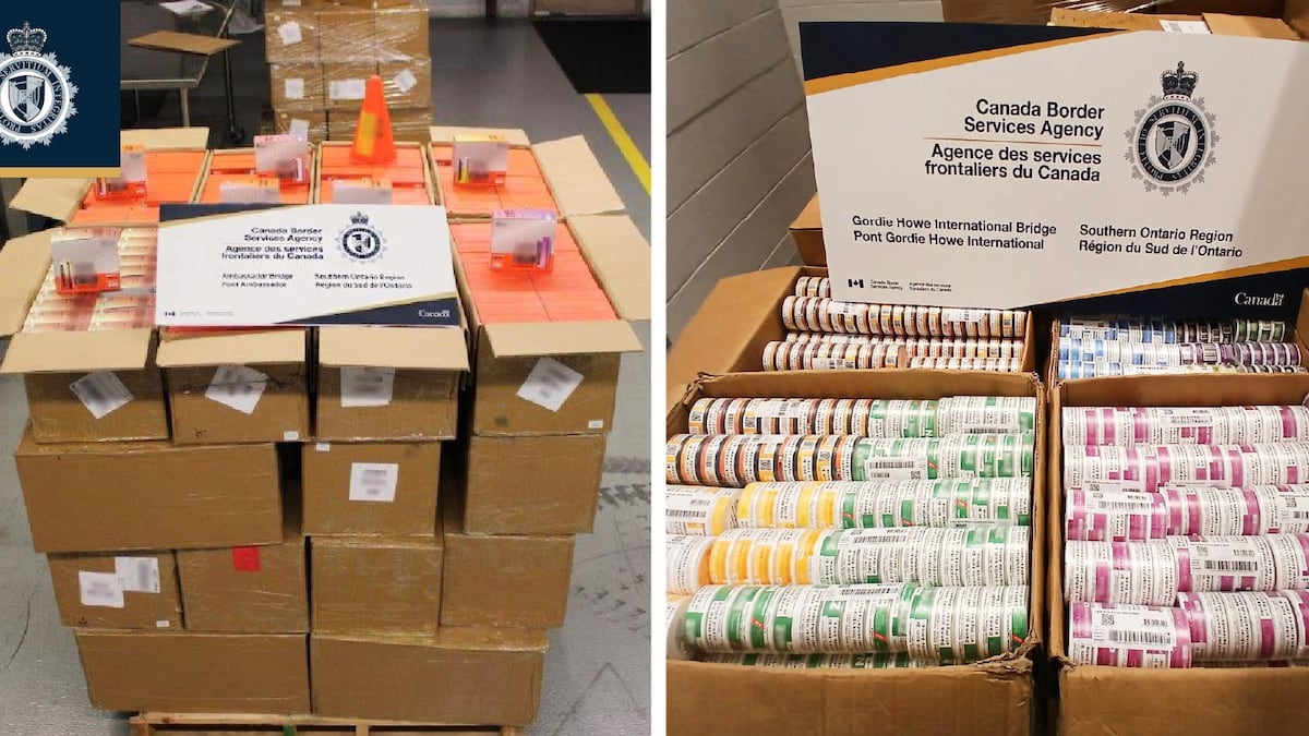 More than 400kg of nicotine pouches, 10K nicotine vapes seized at Ontario borders