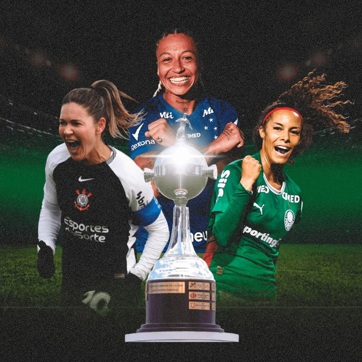 Libertadores Feminina: Corinthians, Cruzeiro e Palmeiras brigam pelo título