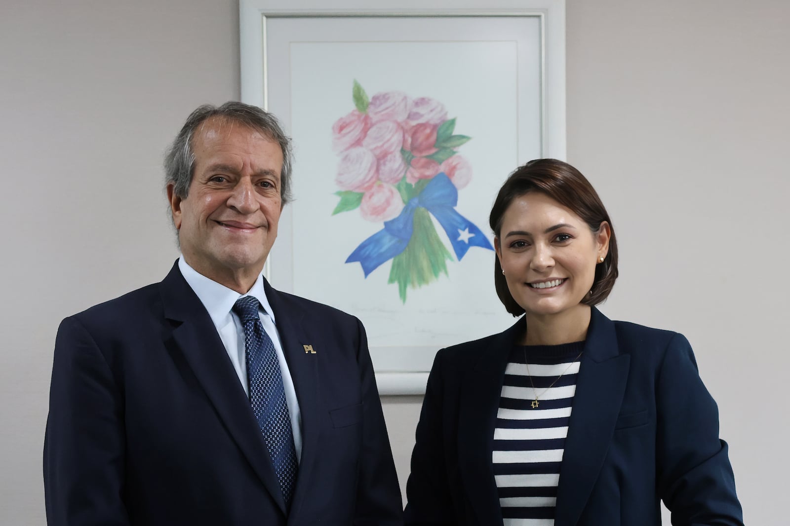 Valdemar se reuniu com Michelle Bolsonaro nesta terça Reprodução/Instagram