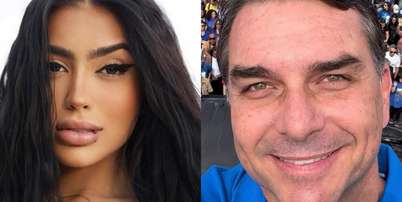 MC Mirella; Fl&aacute;vio Bolsonaro (Reprodu&ccedil;&atilde;o Redes Sociais) Foto: Contigo