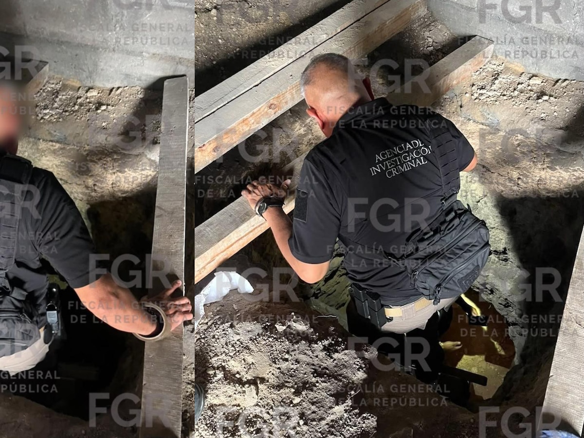 Encontram um túnel clandestino de suposto roubo de petróleo a apenas 20 metros de dutos da Pemex em Nuevo León