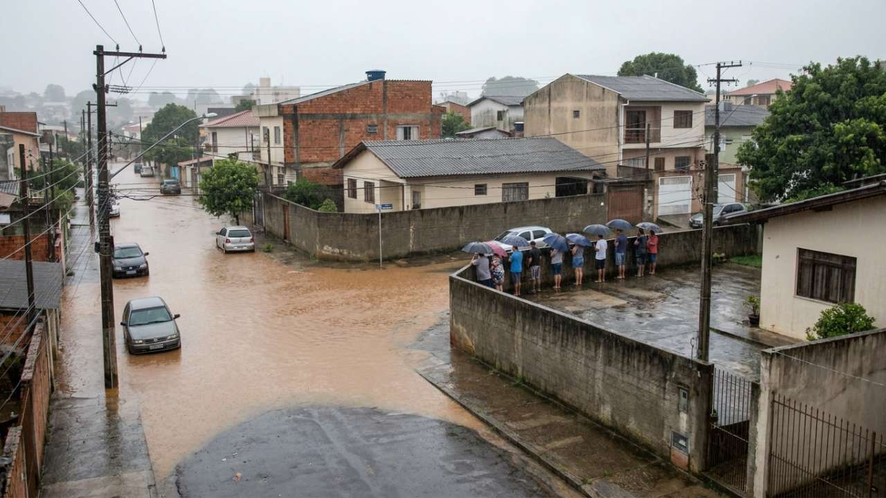Mais de 900 municípios brasileiros entraram no radar federal por recorrência de enxurradas ou inundações e presença de moradores em áreas de risco