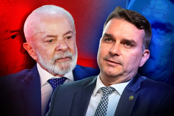 Quaest: Lula tem 43% e Flávio marca 38% entre ausentes e nulos no 1º turno