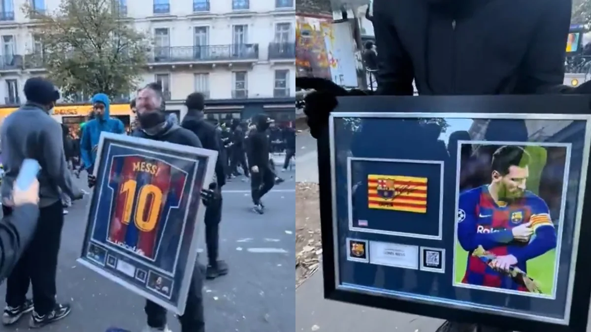 Camisa e braçadeira autografadas por Messi são roubadas em Paris