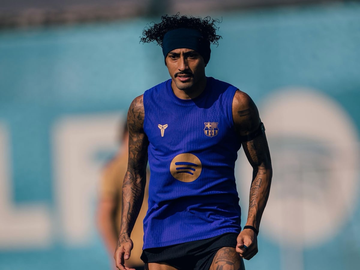 Raphinha se recupera de lesão antes de duros compromissos do Barcelona contra PSG e Real Madrid