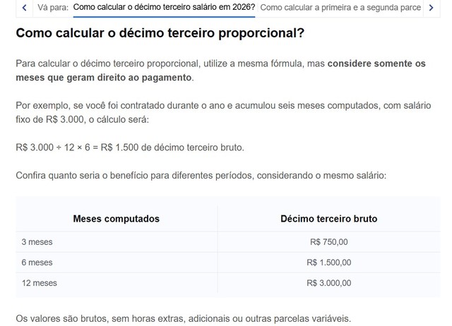 Quanto vou receber de 13º? Veja como calcular pela Internet