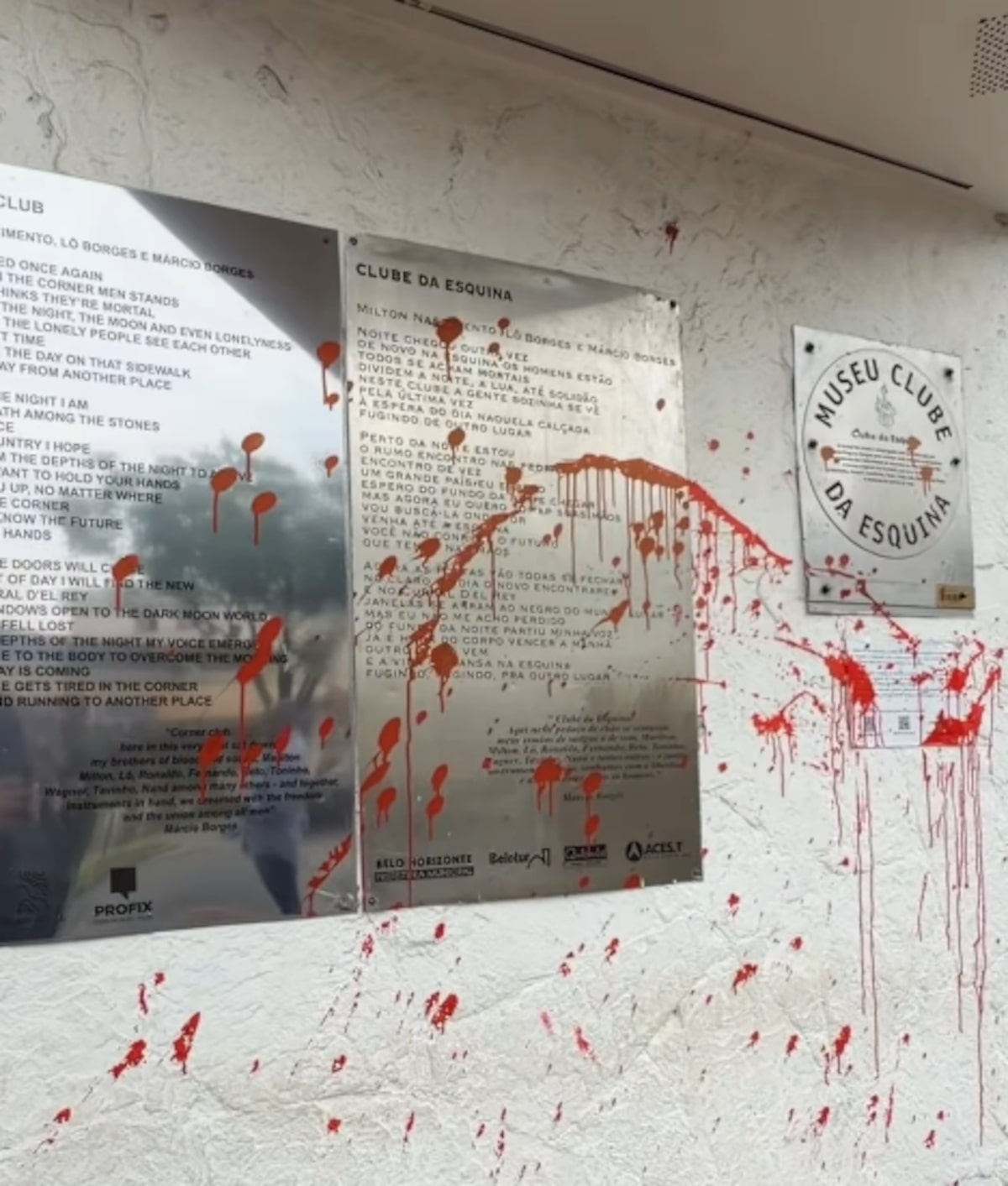 Memorial do Clube da Esquina é vandalizado em BH
