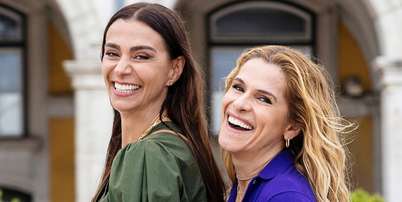 M&ocirc;nica Martelli e Ingrid Guimar&atilde;es: amigas nas telonas, na vida real e donas de semelhante trajet&oacute;ria de sucesso Foto: Divulga&ccedil;&atilde;o