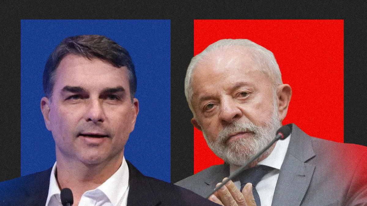 CNT/MDA: no 1° turno, Lula chega a 43,1% e Flávio Bolsonaro, a 38%