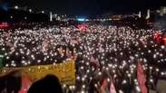 Manifestantes realizam atos em apoio a Lula em Brasília, Florianópolis e São Paulo