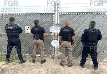 Encuentran un túnel clandestino de presunto huachicol a solo 20 metros de ductos de Pemex en Nuevo León. FGR