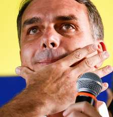 Flávio Bolsonaro foi derrotado no segundo turno da eleição presidencial Foto: Wilton Junior/Estadão / Estadão
