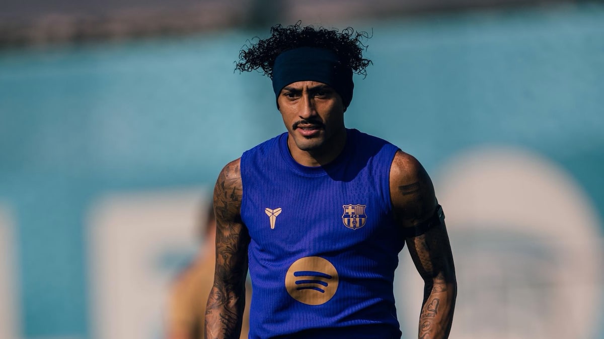 Raphinha se recupera de lesão antes de duros compromissos do Barcelona contra PSG e Real Madrid