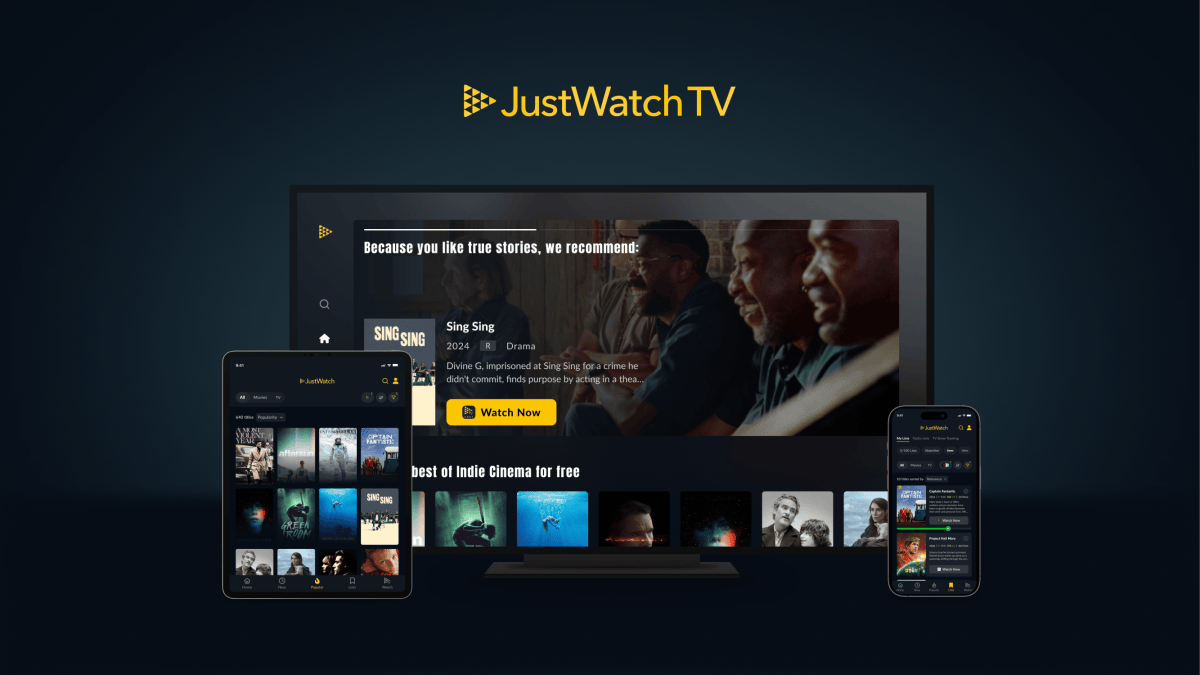 Guia de streaming JustWatch se torna um próprio provedor de streaming
