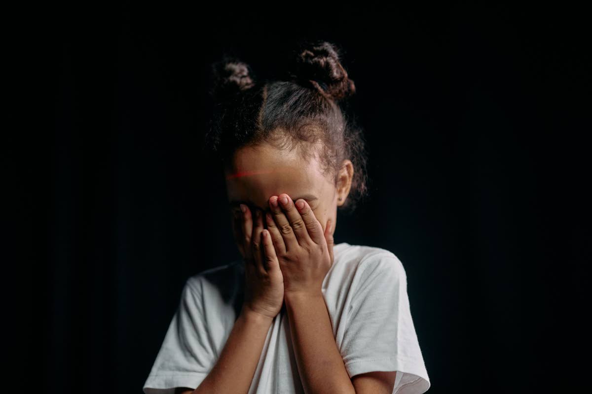 Representational image of a sad child