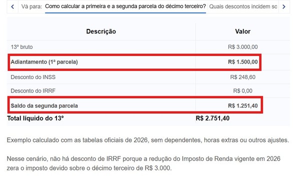 Quanto vou receber de 13º? Veja como calcular pela Internet