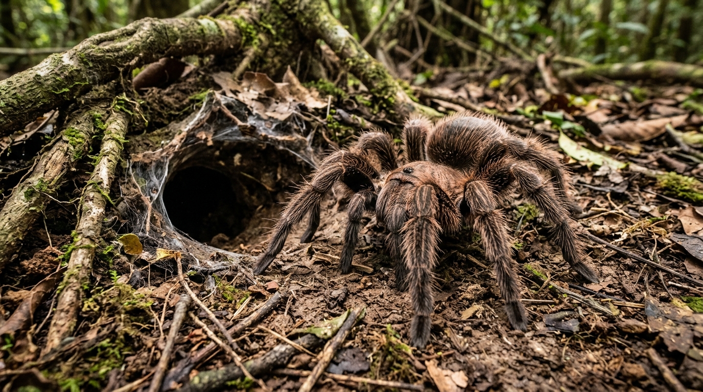 O bicho mais assustador do Brasil é inofensivo: a aranha-caranguejeira fica fora dos 3 gêneros perigosos